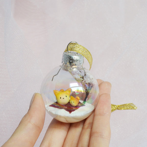 Small Shiba Inu Glass Ornament #1