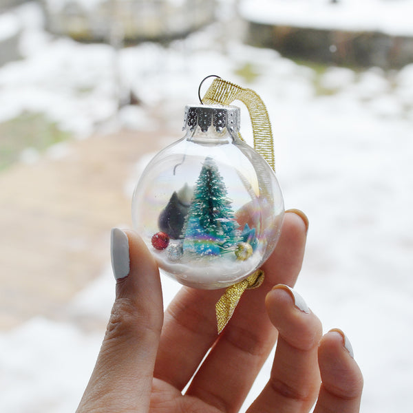 Small Totoro Glass Ornament #1